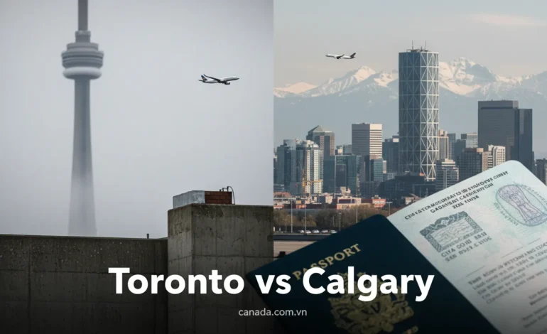 So sánh chi phí sinh hoạt Toronto và Calgary: Đâu là nơi đáng sống cho người Việt?