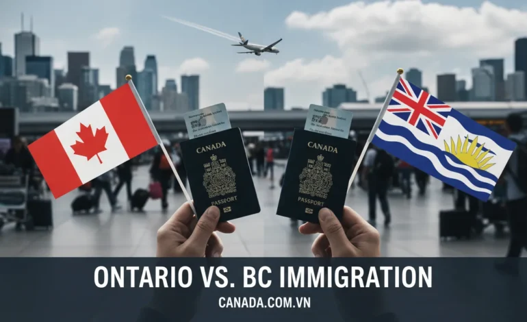 Nên chọn Ontario hay BC? So sánh thay đổi chính sách định cư tỉnh bang 2026