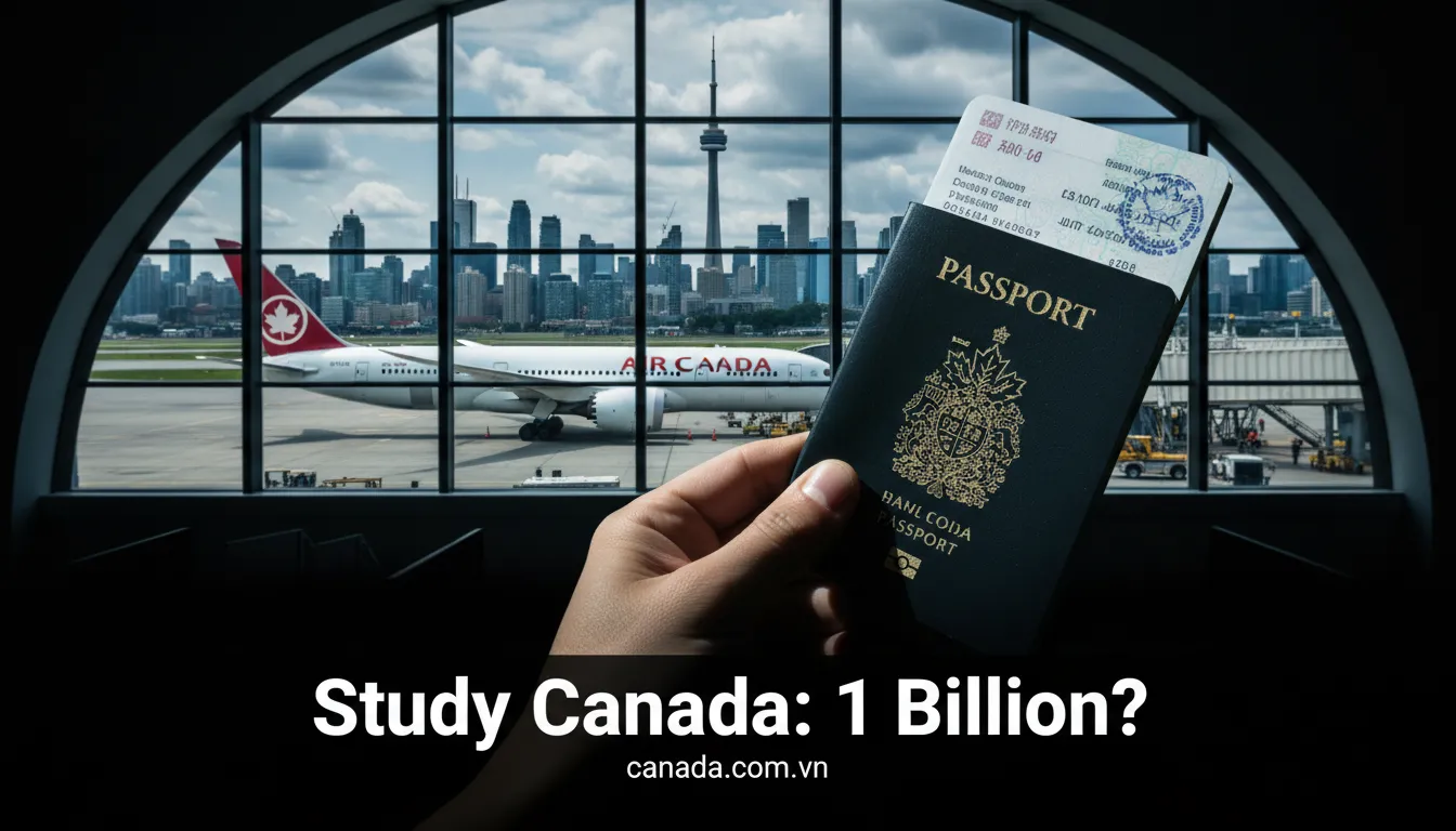 Cầm 1 tỷ đồng có đủ du học Canada 2026? Chi phí thực tế cho một năm an cư
