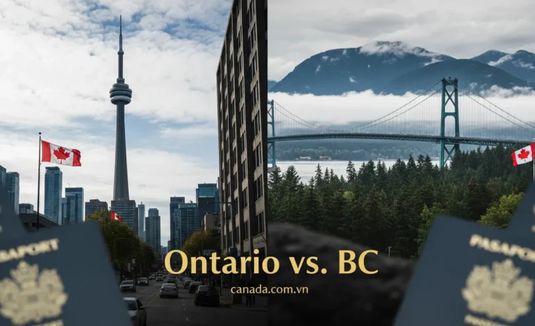 Nên chọn học tại Ontario hay British Columbia? So sánh cơ hội việc làm và định cư